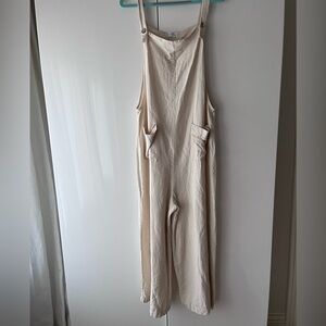 *SOLD- NOT AVAILABLE * Linen Overalls